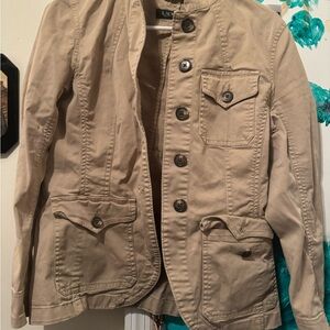 Ralph Lauren Women Tan Military Jacket